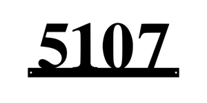 5107 ADDRESS SIGN / 18 In / 14 of 30 / COLOR BLACK