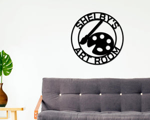 Custom Metal Art Sign - Personalized Laser Cut Metal Craft Decor | Powder Coated Steel
