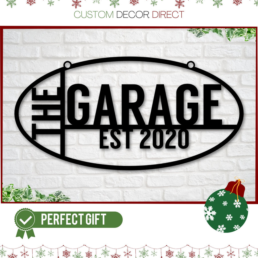 Personalized Gift For Him, Husband Gift, Custom Garage Sign, Metal Shop Sign, Metal Workshop Sign, Metal Sign, Bestseller