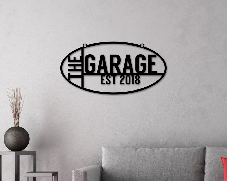 Personalized Gift For Him, Husband Gift, Custom Garage Sign, Metal Shop Sign, Metal Workshop Sign, Metal Sign, Bestseller