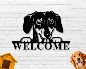 Dachshund Dog Breed Custom Metal Sign