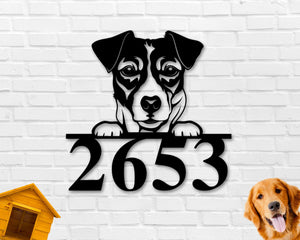 Jack Russell Terrier Dog Breed Custom Metal Sign