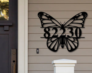 Butterfly Wall Art Metal Sign