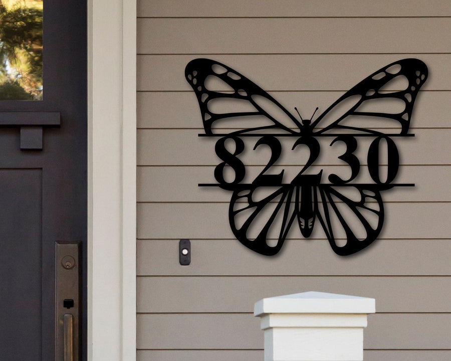 Butterfly Wall Art Metal Sign