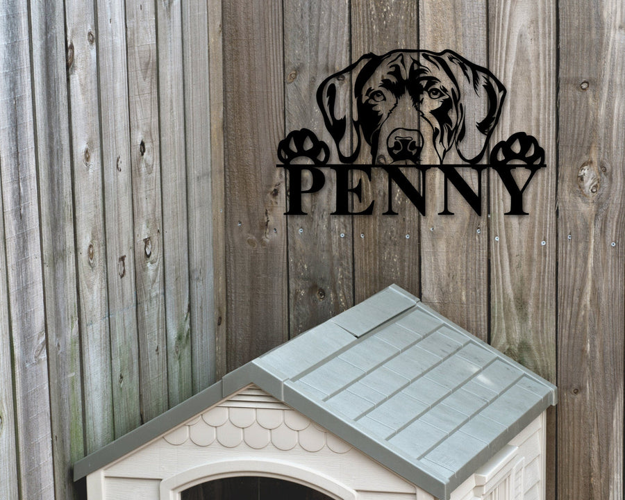 German Shorthair Dog Breed Custom Metal Sign