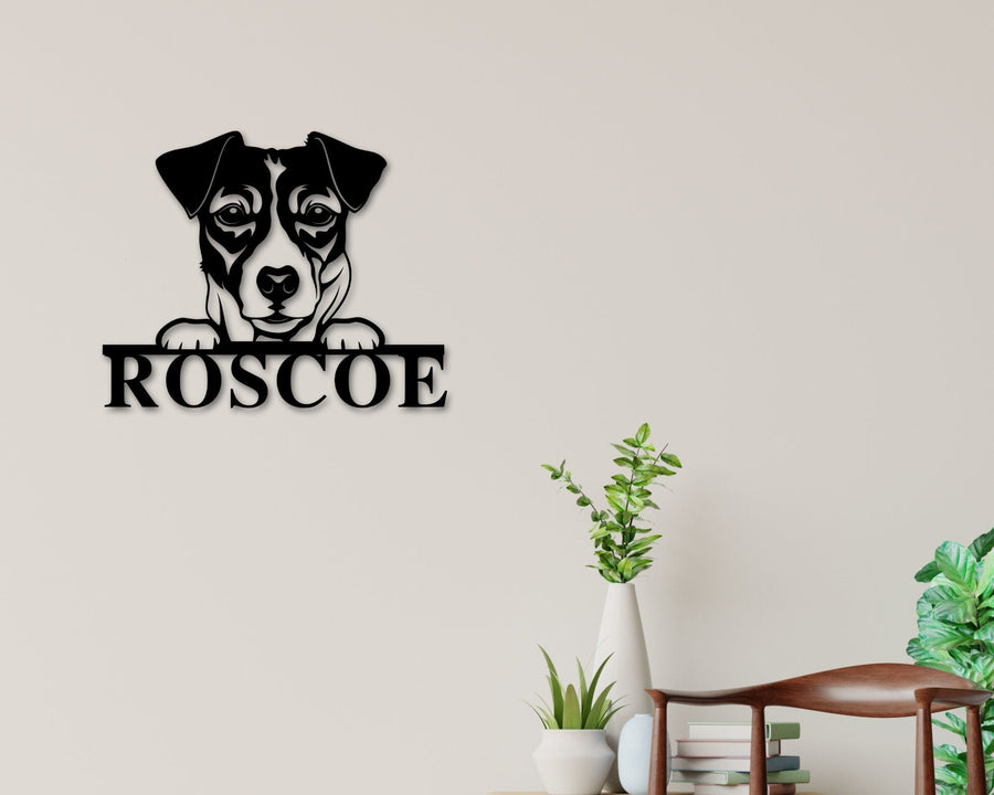 Jack Russell Terrier Dog Breed Custom Metal Sign