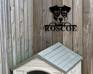 Jack Russell Terrier Dog Breed Custom Metal Sign