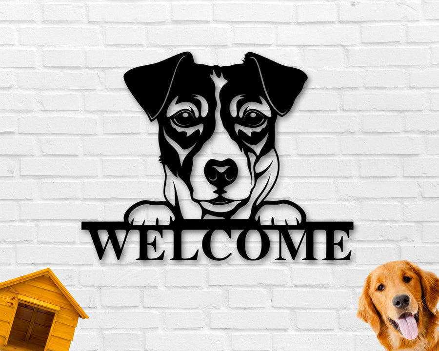 Jack Russell Terrier Dog Breed Custom Metal Sign