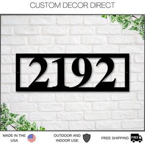Christmas Gift, Address Sign, Metal Address Plaque, Metal house numbers, Custom Address Sign, Home Address Sign, Address Number, Bestseller