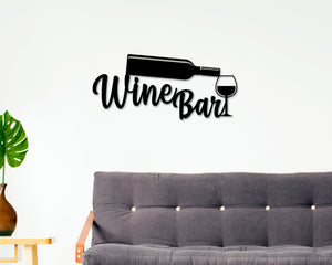 Black Friday, Cyber Monday Sale, Personalized Bar Sign, Wine Decor, Wine Bar Sign, Mother's Day Gift, Wine Gifts, Wine Sign, Wine Bar Metal