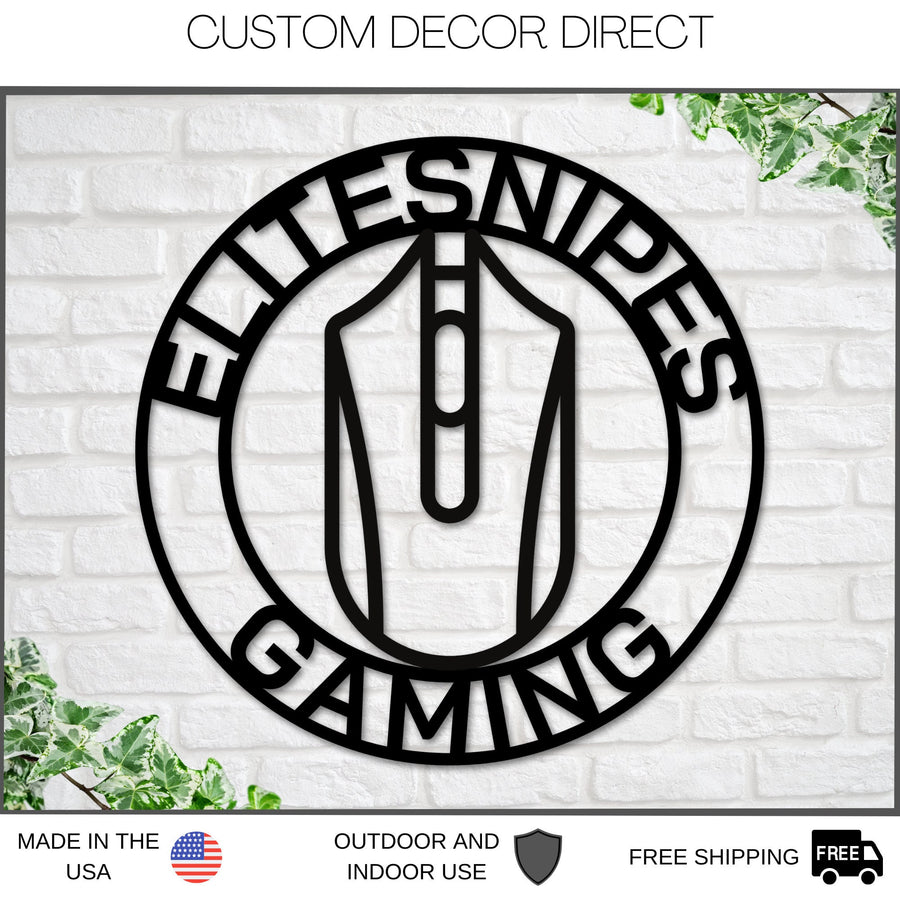 PC Gaming Sign, Gamer Sign, Gaming Username Sign, Game Room Sign, Computer Gaming, Gaming Mouse Sign, Gaming Decor, Gaming Pc Sign, PC Room