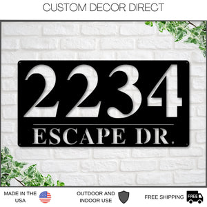 Address Sign, Metal Address Plaque, Metal house numbers, Custom Address Sign, Home Address Sign, Address Number, Bestseller