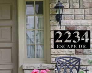 Address Sign, Metal Address Plaque, Metal house numbers, Custom Address Sign, Home Address Sign, Address Number, Bestseller