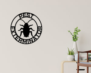 Pest Control Sign, Exterminator Sign, Metal sign, Pest Control Business Sign, Exterminator Business Sign, Company Sign, Rodent Insect Pest