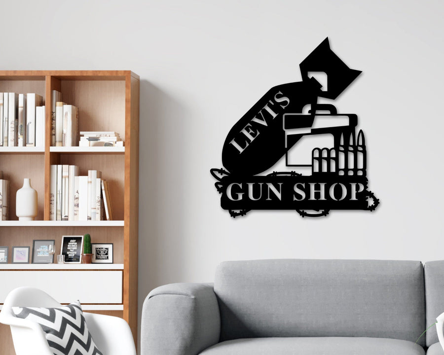 Armory Name Custom Metal Sign