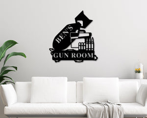 Armory Name Custom Metal Sign