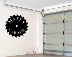 Dad's Workshop Custom Metal Sign