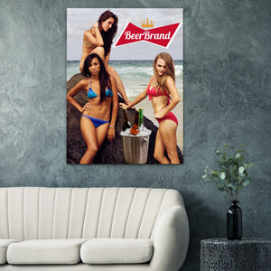 Beer Poster, Custom Beer Poster, Beer Poster Printed, Your Picture Print Poster, Custom Print Poster, Gift for Boyfriend, Beer Poster Trend