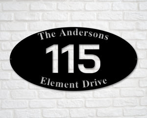 Metal Address Sign, Address Sign for House, House Address Sign, Address Number Sign, Outdoor Address Sign, Hanging Address Sign, For Yard
