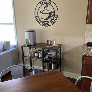 Café Sign, Coffee Cafe Sign, Custom Café, Coffee Lover, Metal Coffee Sign, Coffee Wall Art, Coffee Decor, Coffee Station Sign, Kitchen