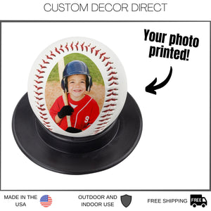 Custom Baseball, Personalized Baseball, Baseball team Picture, Player Sport Gift, Baseball lover, Coach Gift. Photo Player name, Baseball