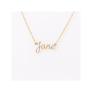 Custom Necklace, Christmas Gift, Name Necklace, Custom Name Jewelry, Valentines Gifts For Her, Silver Gold Name Necklace, Valentines Jewelry