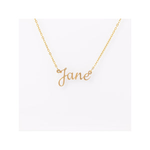 Custom Necklace, Christmas Gift, Name Necklace, Custom Name Jewelry, Valentines Gifts For Her, Silver Gold Name Necklace, Valentines Jewelry