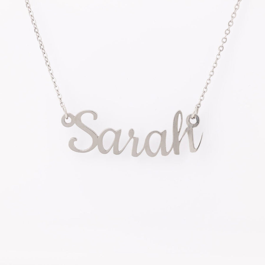 Custom Necklace, Name Necklace, Custom Name Jewelry, Christmas Gifts For Her, Silver Gold Name Necklace, Christmas Jewelry, Mom initials