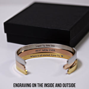 Personalize Bracelet, Name Jewelry, Custom Text, Customized Cuff, Bracelet, Gift for Mom Gf, Engraved Cuff, Personalized Christmas Gift