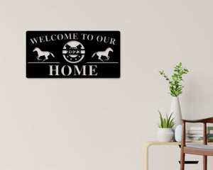 Custom Horse Stable Sign, Farm House Sign, Horse Sign, Metal Sign, Metal Farmhouse decor, Personalized farm Animal sign, Barn Animals, Horse