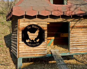 Chicken Coop sign, Custom Hen House Sign, Hen House Coop Sign, Our Little Coop Sign Metal Sign, Metal Chicken Coop Sign, Personalized Chicks