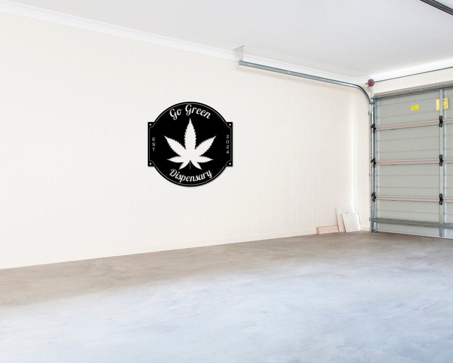 Custom Marijuana Sign, Weed Metal Wall Decor, Marijuana Dispensary Sign, Cannabis Wall Art, Marijuana Leaf Metal Sign, Gift for Stoners