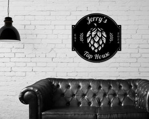 Knitting Sign, Custom Knitting Room Sign, Personalized, Metal Knitting Hobby Sign, Mom Grandma Hobby Gift, Knitting Decor, Knitting Lover