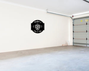 Knitting Sign, Custom Knitting Room Sign, Personalized, Metal Knitting Hobby Sign, Mom Grandma Hobby Gift, Knitting Decor, Knitting Lover