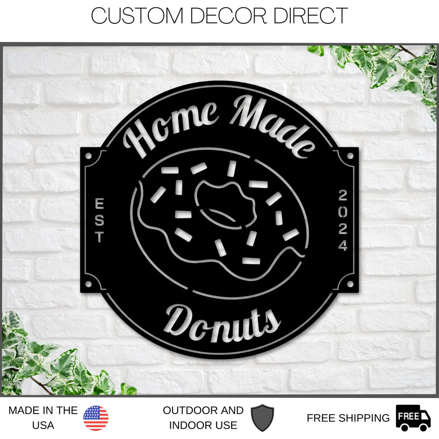 Custom Donut Shop Sign, Donut Shop Sign, Personalized Donuts Sign, Donut Shop Decor, Donut Stand Open Sign, Business Donut Sign