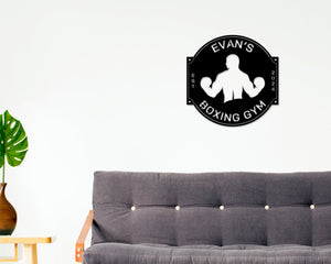 Boxing Sign, Boxing Gym Metal sign, Martial Arts Sign, MMA Gym Sign, Brazilian Jiu-Jitsu, Judo, Boxing gloves Decor, Boxing Custom Sign
