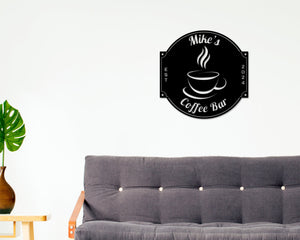 Coffee Bar Sign, Coffee Sign, Coffee Lover, Coffee, Metal Coffee Sign, Coffee Wall Art, Coffee Decor, Coffee Station Sign, Kitchen Coffee