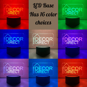 Karate LED Light, Personalized Karate Night Light, Martial Arts Decor, MMA Name light, Name Sign, Desk Sign, Lamp, Custom Night Lights Gift