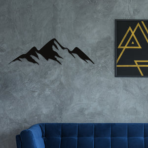 Mountain Wall Art Metal, Mountains Wall Decor, Mountain Range, Forest Wall Art, Hill Wall Art, Living Room Wall art, Modern Art, Simple