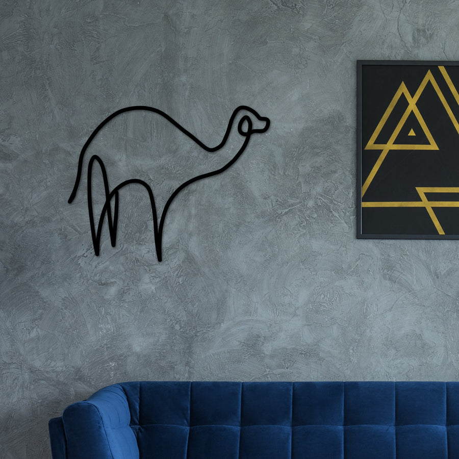 Camel Metal Wall Art, Camel Line Art, Camel Line Metal Art, Modern Metal Art, Metal Wall Art, Farmhouse Decor, One Line Art