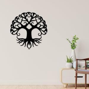 Tree of Life Metal Art, Large Tree of Life, Metal Wall Art, Circle Tree of Life, Wall Hanging, Metal Tree of Life Wall Art, Tree Wall Art