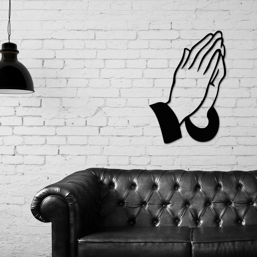 Praying Hands Wall Decor, Jesus Hands Decor, Metal Praying Hands, Metal wall art, Religious Decor, Religion Gift,  Christian Art