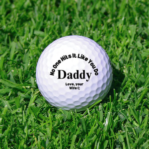 Smack Me Hard Daddy Golf ball, Funny Golf Ball, Best Father's Day Gift, Husband Gag Gift, For Him From Wife, Adult Humor, Dad Daddy Gift