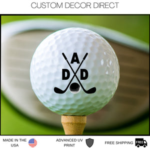 Dad Golf Ball, Golf Ball for Dad, Fathers day Gift, Gift for Husband, Funny Golf Ball, Best Father's Day Gift, Husband Gag Gift, For Him