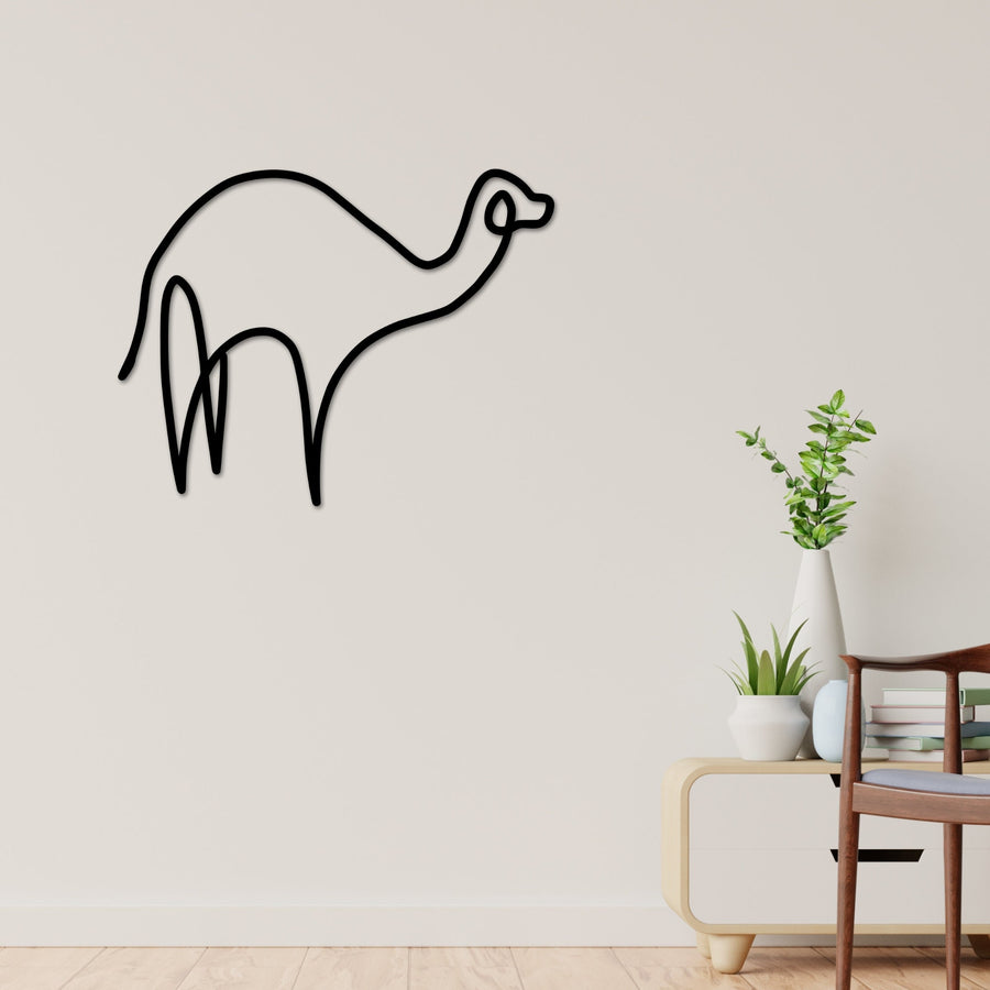 Camel Metal Wall Art, Camel Line Art, Camel Line Metal Art, Modern Metal Art, Metal Wall Art, Farmhouse Decor, One Line Art