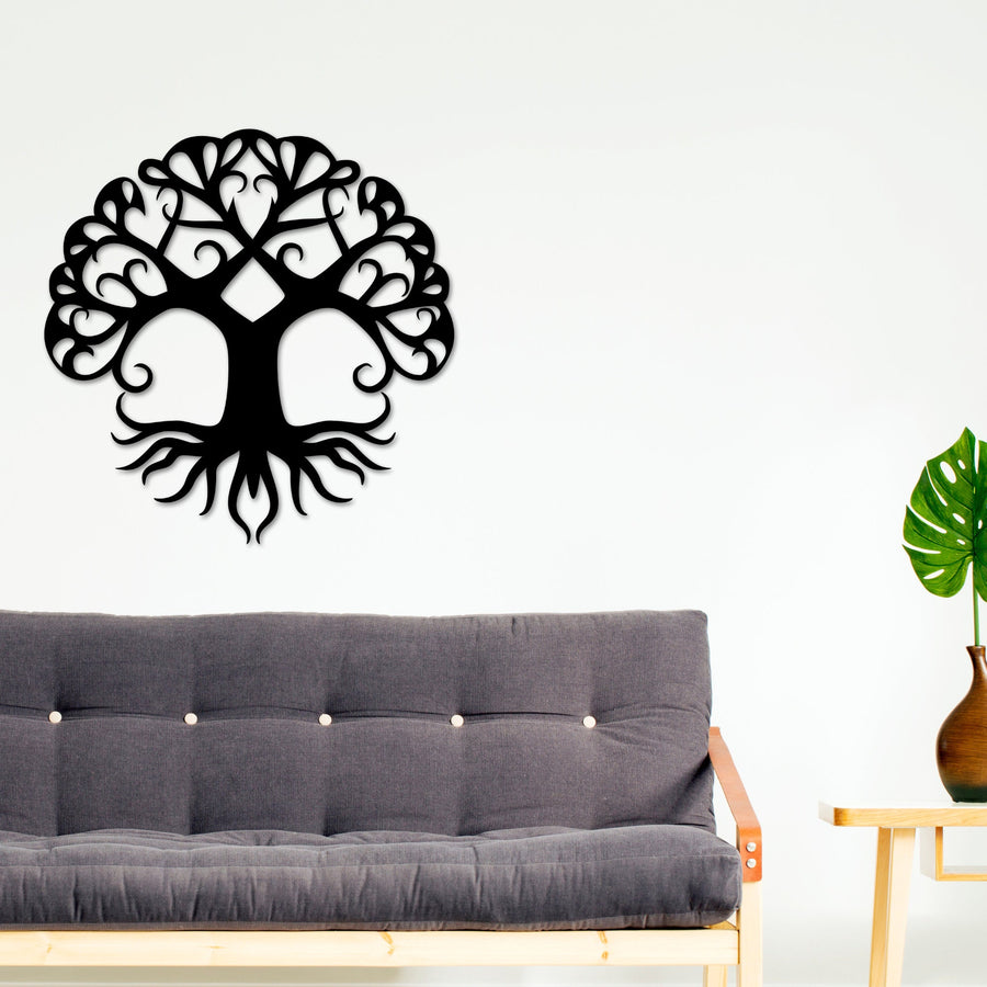 Tree of Life Metal Art, Large Tree of Life, Metal Wall Art, Circle Tree of Life, Wall Hanging, Metal Tree of Life Wall Art, Tree Wall Art