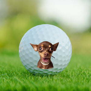 Custom Pet Picture Golf Ball, Personalized Picture Golf Ball, Pet Lover Gift, Cat Dog Pet Golf Ball, Your Picture Golf Balls, Golfer Gift