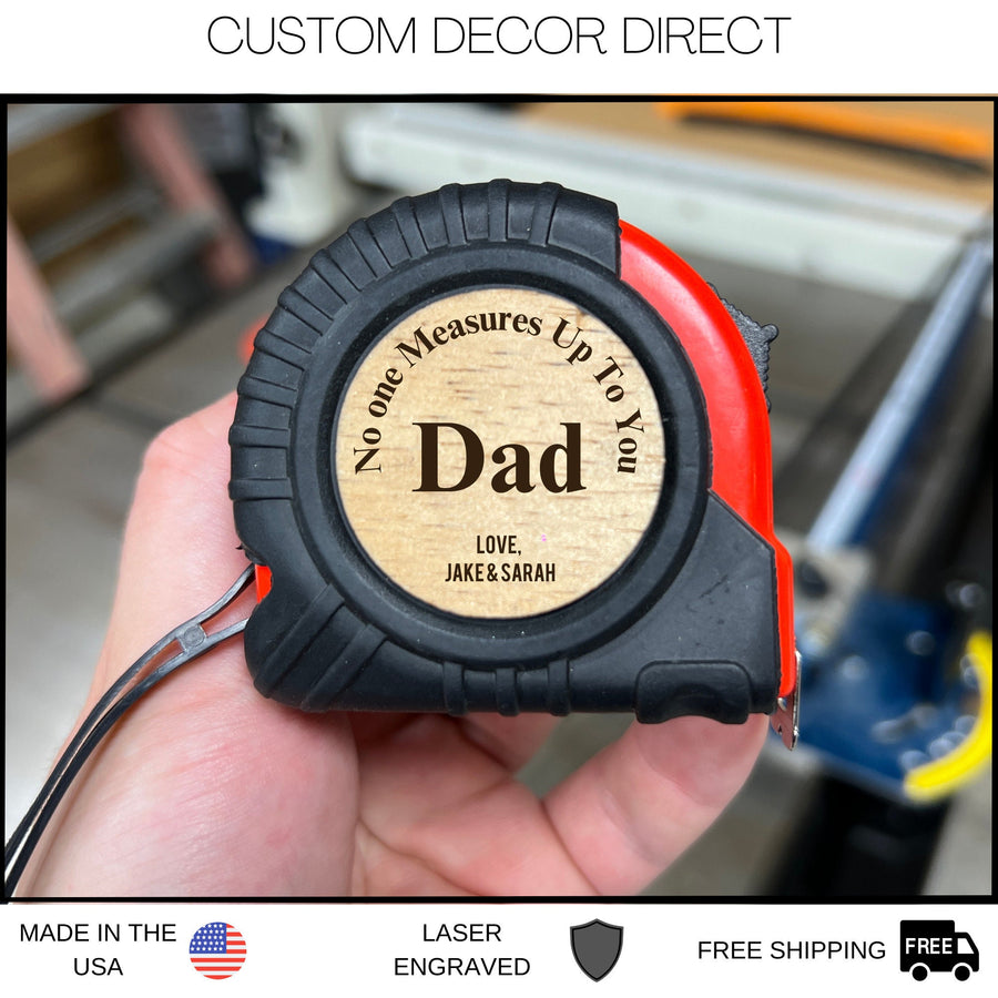 Tape Measure Personalized Father's Day Gift, Valentines Day, Anniversary Gift, Christmas Gift for Husband Wedding Gift, Personalized Papa