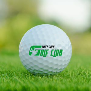 Custom Logo Golf Ball, Personalized Golfing Club Logo Ball, Customer Member Gift, Golf Business Logo Golf Ball, Your Logo Golf Ball, Bulk