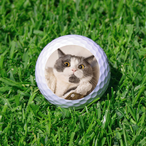 Custom Pet Picture Golf Ball, Personalized Picture Golf Ball, Pet Lover Gift, Cat Dog Pet Golf Ball, Your Picture Golf Balls, Golfer Gift